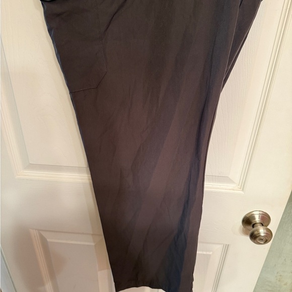 Grey Cargo Pants with Elastic Waistband - Picture 6 of 7